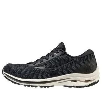 Mizuno Wave Rider 24 Waveknit «Black Ivory»
