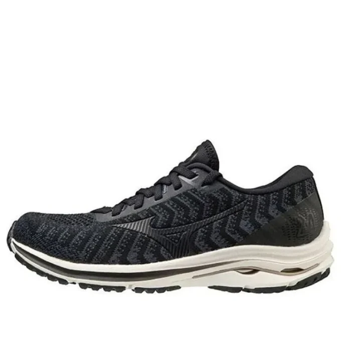 Mizuno Wave Rider 24 Waveknit «Black Ivory»