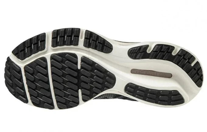 Mizuno Wave Rider 24 Waveknit «Black Ivory»