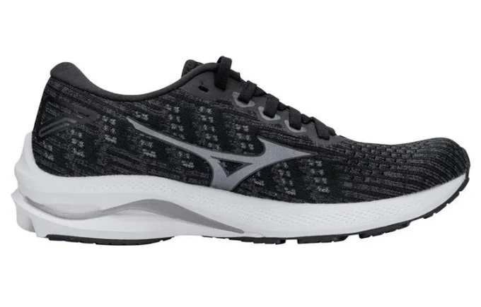 Mizuno Wave Rider 25 Waveknit «Black Grey»