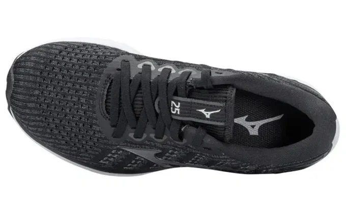 Mizuno Wave Rider 25 Waveknit «Black Grey»