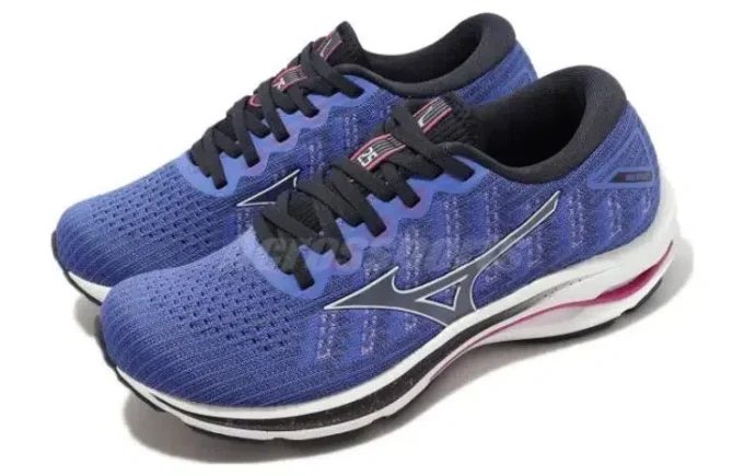Mizuno Wave Rider 25 Waveknit Super Wide «Blue White»