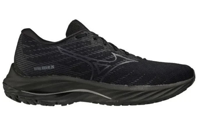 Mizuno Wave Rider 26 «Black Dark Grey»