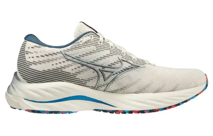 Mizuno Wave Rider 26 Super Wide «White Blue»