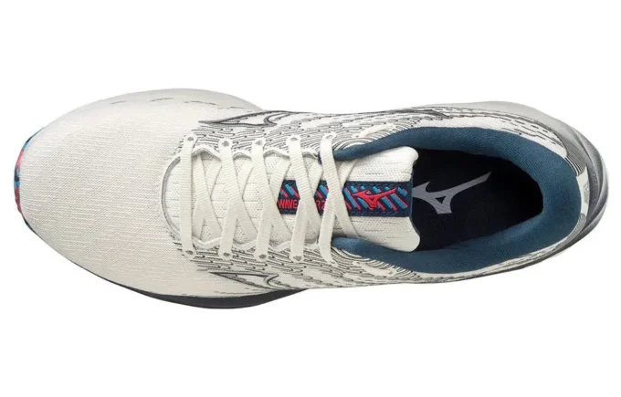 Mizuno Wave Rider 26 Super Wide «White Blue»