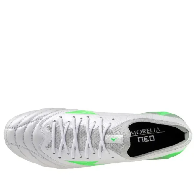 Morelia Neo IV Beta Elite FG «Frontier Pack White Green Gecko»