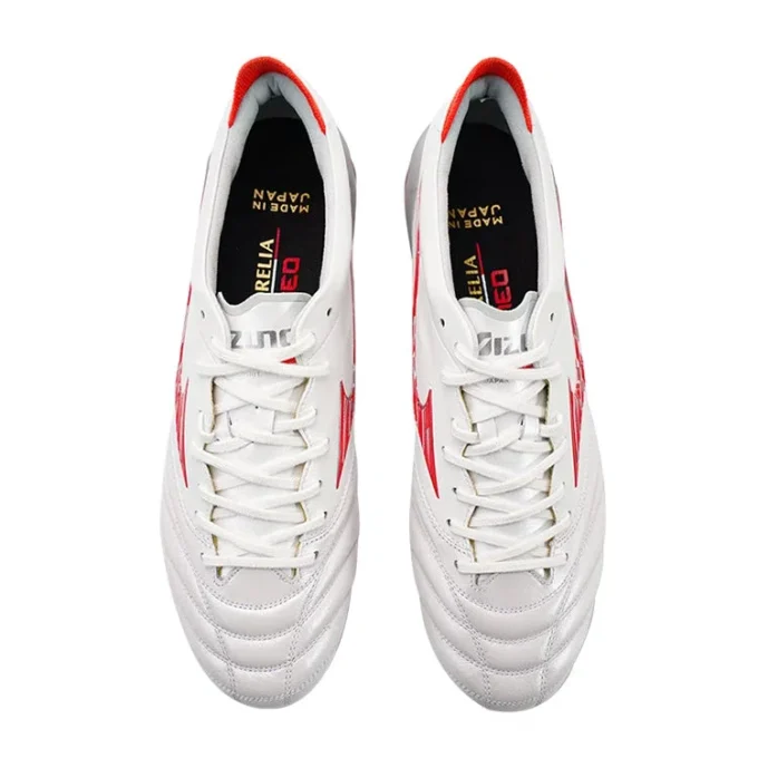 Morelia Neo4 IV Japan Football Soccer Cleats «White Red»