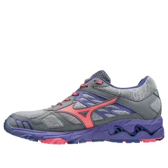 Wave Mujin 4 G-tx Low Tops Gray Purple Pink
